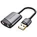 Scheda Audio Usb Adattatore Usb Scheda Adattatore Audio 35 Millimetri Usb Esterno Con Il Mic Usb Per Jack 3.5 Converter Per Ps4 Computer Portatile Per Cuffie Sound Card - Foto miniatura 1