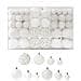 Set Palline Di Natale 100 Pz Bianco - Foto miniatura 1
