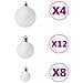 Set Palline Di Natale 100 Pz Bianco - Foto miniatura 3