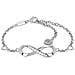Bracciale in Argento Sterling, ""Infinity"", Argento - Foto miniatura 1
