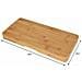 Kh-1567 Tagliere Per Formaggi In Bambù Con Utensili E Cassetto - Foto miniatura 6