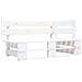 Set Divani A Pallet E Cuscini 4 Pz In Pino Impregnato Bianco - Foto miniatura 2
