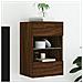 Mobile Tv A Parete Con Luci Led Rovere Marrone 40x30x60,5 Cm - Foto miniatura 1