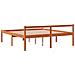 Letto Per Anziani Marrone Cera 160x200cm Legno Massello Di Pino - Foto miniatura 7