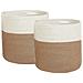 Set Di 2 Cestini Ardesen Cotone Naturale - Foto miniatura 9