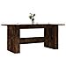 Tavolo Da Pranzo Rovere Fumo 180x90x76 Cm Legno Multistrato - Foto miniatura 3