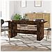 Tavolo Da Pranzo Rovere Fumo 180x90x76 Cm Legno Multistrato - Foto miniatura 1