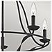 Lampadario Industrial Nordico Bradbury Acciaio Grigio Cenere 5 Luci E14 - Foto miniatura 4