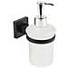 Portasapone Liquido Sapone Supporto Arredo Bagno Casa Nero Cucina 02105 - Foto miniatura 1