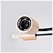 Lampadario Timbo 8 Nero Sl. 1671 - Soppalco Lampadario Nero /legno Naturale 16.5x100x60 Cm - Foto miniatura 7
