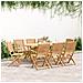 Set Da Pranzo Da Giardino 9 Pz Legno Massello Di Acacia - Foto miniatura 1