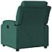 Poltrona Reclinabile Verde Scuro In Velluto - Foto miniatura 3