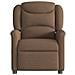 Poltrona Massaggiante Reclinabile Marrone in Tessuto - Foto miniatura 3