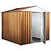 Capanno Baracca In Lamiera Di Acciaio Casetta Giardino Porta Attrezzi 275x175cm X H 212cm - 87 Kg - 4,81mq Legno - Foto miniatura 8