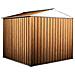 Capanno Baracca In Lamiera Di Acciaio Casetta Giardino Porta Attrezzi 275x175cm X H 212cm - 87 Kg - 4,81mq Legno - Foto miniatura 9