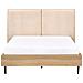 Letto Bouclé Izernore 140 X 200 Cm Beige - Foto miniatura 4