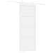Porta scorrevole  con hardware bianco 83x211 cm in legno massello di pino, Porta interna  'ORKDAL'bianca 83x211x4 cm in legno massello di pino - Foto miniatura 6