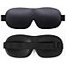 Mascherina Per Dormire Oscurante 3d Per Viaggio Aereo Con Design Ergonomico Grey - Foto miniatura 1