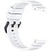 Cinturino In Silicone Compatibile Con Garmin Venu X1: Sportivo, Traspirante E Confortevole White - Foto miniatura 3