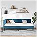 Cornice del letto ad angolo Altro con testiera Blu 90 x 190 cm - Foto miniatura 5