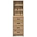 Credenza rovere artigianale 40 x 41 x 135 cm Legno multistrato - Foto miniatura 6