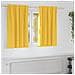 Tende con tende 2 pcs giallo senape Poliestere - Foto miniatura 2