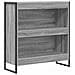 Armadio per Libri Grigio Sonoma 80 x 30 x 155 cm - Foto miniatura 1