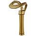 Rubinetto per lavabo da bagno, Blackswan, tipo M219, modello oro con bocca a cascata e montaggio su piano, misura 34 cm - Foto miniatura 1