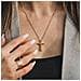 Collana Da Donna Premium [leggera] | Acciaio Inossidabile 316l | Colore: Oro - Foto miniatura 4