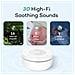 Macchina Per Il Rumore Bianco, Scatola Musicale Terapia Sonora Con 30 Suoni Lenitivi, Luce Notturna /funzione Di Memoria / 32 Livelli Di Volume / 3 Timer, Dispositivo Di Aiuto Per Il Sonno - Foto miniatura 2