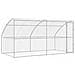 Cuccia per cani 2 pcs Argento 4 x 2 x 2 m Acciaio zincato - Foto miniatura 1