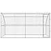 Cuccia per cani 2 pcs Argento 4 x 2 x 2 m Acciaio zincato - Foto miniatura 4