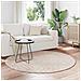 Tappeti per area Rotondo HUARTE Beige Ø 120 CM Poliestere - Foto miniatura 2