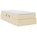 Letto con contenitore e materasso Crema 90 x 190 cm Poliestere - Foto miniatura 5