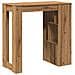 Tavolo Bar con Rastrelliera Rovere 102x50x103,5 cm Multistrato - Foto miniatura 6