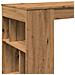 Tavolo Bar con Rastrelliera Rovere 102x50x103,5 cm Multistrato - Foto miniatura 7