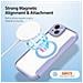 Cover con Tapa per iPhone 14 Plus - Pelle /PU, Viola, MagSafe - Foto miniatura 3