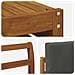 Set divani 7 pcs Naturale e Antracite Legno di Acacia Massello - Foto miniatura 8