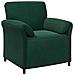 Divano 1 posto Verde Scuro 88 x 83 x 95 cm Velluto - Foto miniatura 1