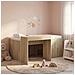 Letto alto per bambini con scrivania Rovere Sonoma - Foto miniatura 2