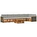 Set di divani da esterno 7 pcs Naturale e Grigio Chiaro - Foto miniatura 1
