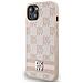 Dkny Custodia In Pelle A Quadri E Tinta Unita Con Strisce Stampate Per Iphone 15 / 14 / 13 - Rosa - Foto miniatura 2