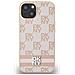 Dkny Custodia In Pelle A Quadri E Tinta Unita Con Strisce Stampate Per Iphone 15 / 14 / 13 - Rosa - Foto miniatura 4