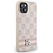 Dkny Custodia In Pelle A Quadri E Tinta Unita Con Strisce Stampate Per Iphone 15 / 14 / 13 - Rosa - Foto miniatura 6
