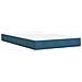 Letto ottomano con materasso Blu Scuro 120 x 190 cm Velluto - Foto miniatura 7