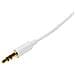 Cavo audio stereo slim da 3,5 mm bianco 3 m - M / M - Foto miniatura 2