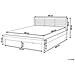 Letto Matrimoniale Moderno In Legno Marrone Chiaro 180x200cm Carnac - Foto miniatura 22