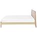 Letto Matrimoniale Moderno In Legno Marrone Chiaro 180x200cm Carnac - Foto miniatura 17