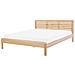 Letto Matrimoniale Moderno In Legno Marrone Chiaro 180x200cm Carnac - Foto miniatura 23