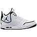 Scarpe Uomo Jordan Courtiside 23 Taglia 42,5 - Colore: Bianco / nero - Foto miniatura 1